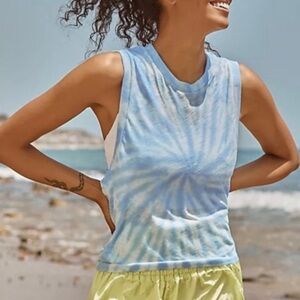 Free People FP Movement Love Tank Tie Dye Ibiza Skies Combo Large